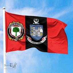 ScotsTee Shop Irish House of O CONNOR Don Coat of Arms on Drogheda Flag Ireland