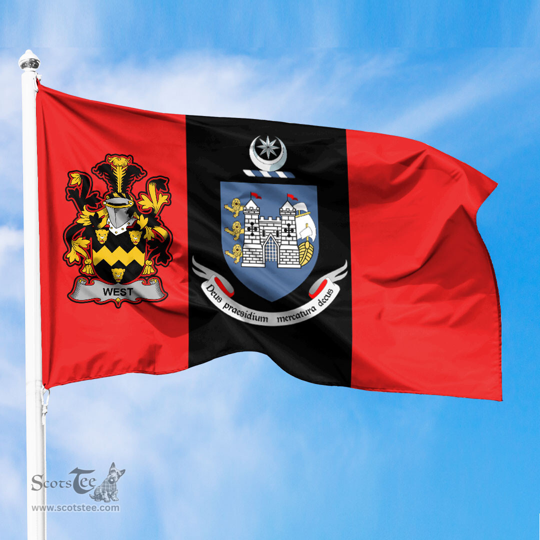 ScotsTee Shop Irish West Coat of Arms on Drogheda Flag Ireland