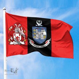 ScotsTee Shop Irish McCauley Coat of Arms on Drogheda Flag Ireland