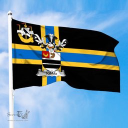 ScotsTee Shop Scottish Kibble Coat of Arms in Flag of Caithness Scotland