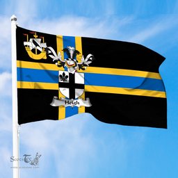ScotsTee Shop Scottish Heigh Coat of Arms in Flag of Caithness Scotland