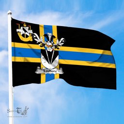 ScotsTee Shop Scottish Lochore Coat of Arms in Flag of Caithness Scotland