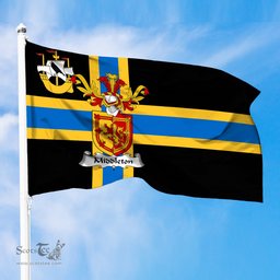 ScotsTee Shop Scottish Middleton Coat of Arms in Flag of Caithness Scotland