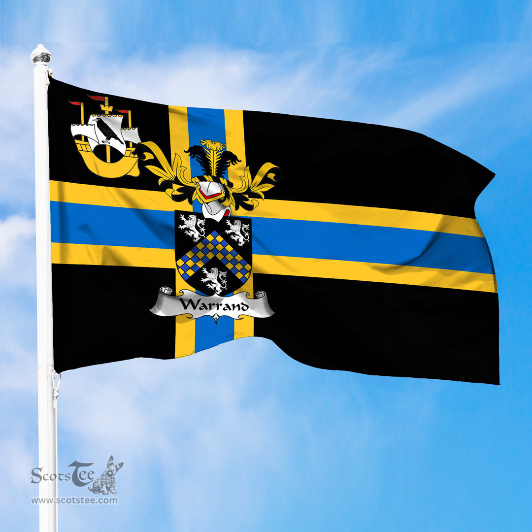 ScotsTee Shop Scottish Warrand Coat of Arms in Flag of Caithness Scotland