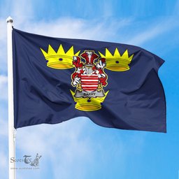 ScotsTee Shop Irish-Barry-Irish-Coat-of-Arms-on-Flag-of-Munster