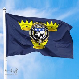 ScotsTee Shop Irish-House-of-O-DORAN-Irish-Coat-of-Arms-on-Flag-of-Munster