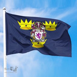 ScotsTee Shop Irish-McMore-or-More-Irish-Coat-of-Arms-on-Flag-of-Munster