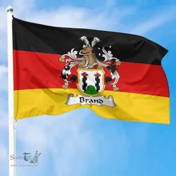 ScotsTee Shop Germans Brand Coat of Arms on Germany Flag