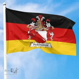 ScotsTee Shop Germans Hebenstreit Coat of Arms on Germany Flag