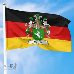 ScotsTee Shop Germans Hornig Coat of Arms on Germany Flag