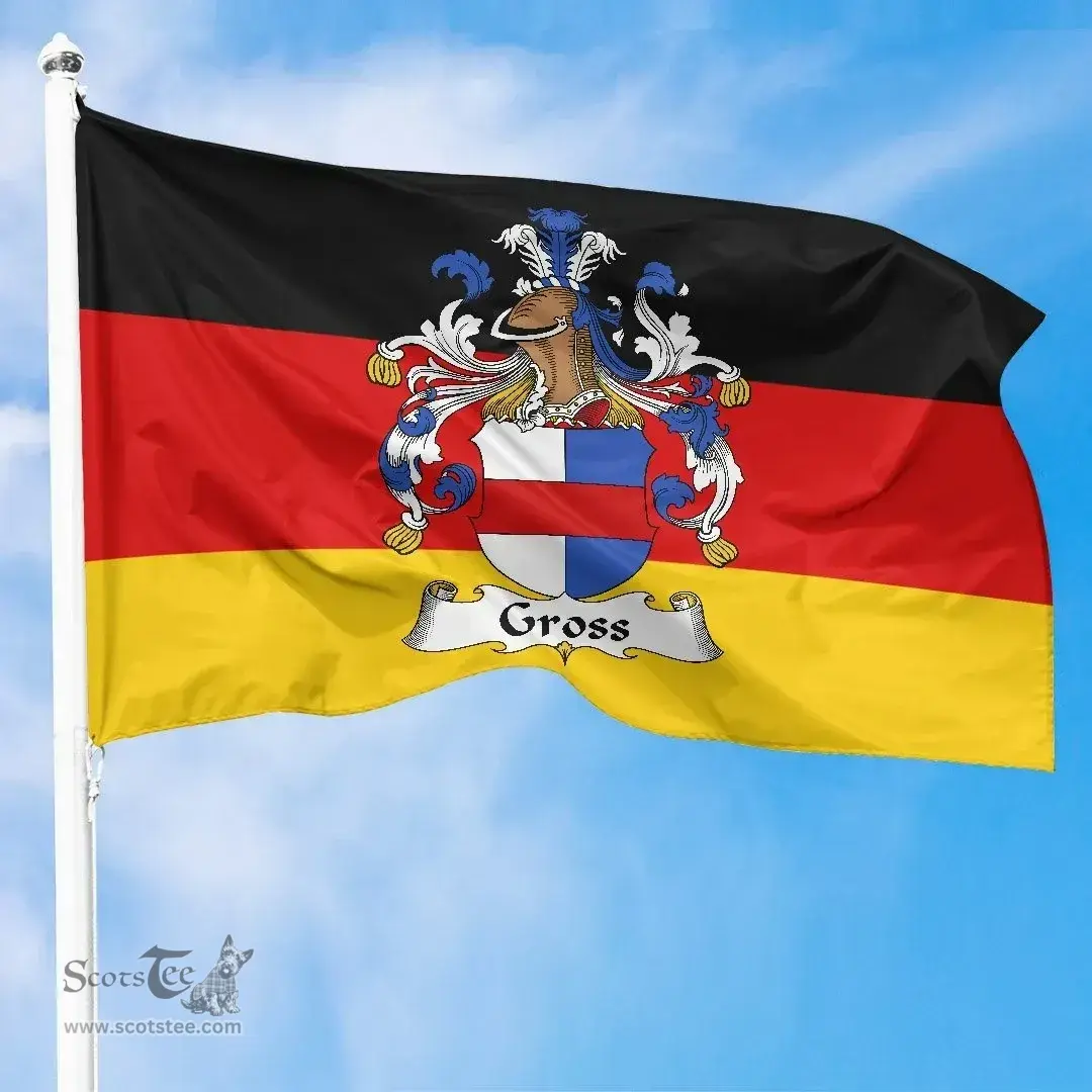 ScotsTee Shop Germans Gross Coat of Arms on Germany Flag