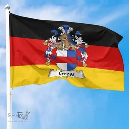 ScotsTee Shop Germans Gross Coat of Arms on Germany Flag