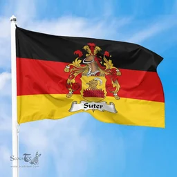 ScotsTee Shop Germans Suter Coat of Arms on Germany Flag