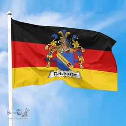 ScotsTee Shop Germans Reichardt Coat of Arms on Germany Flag