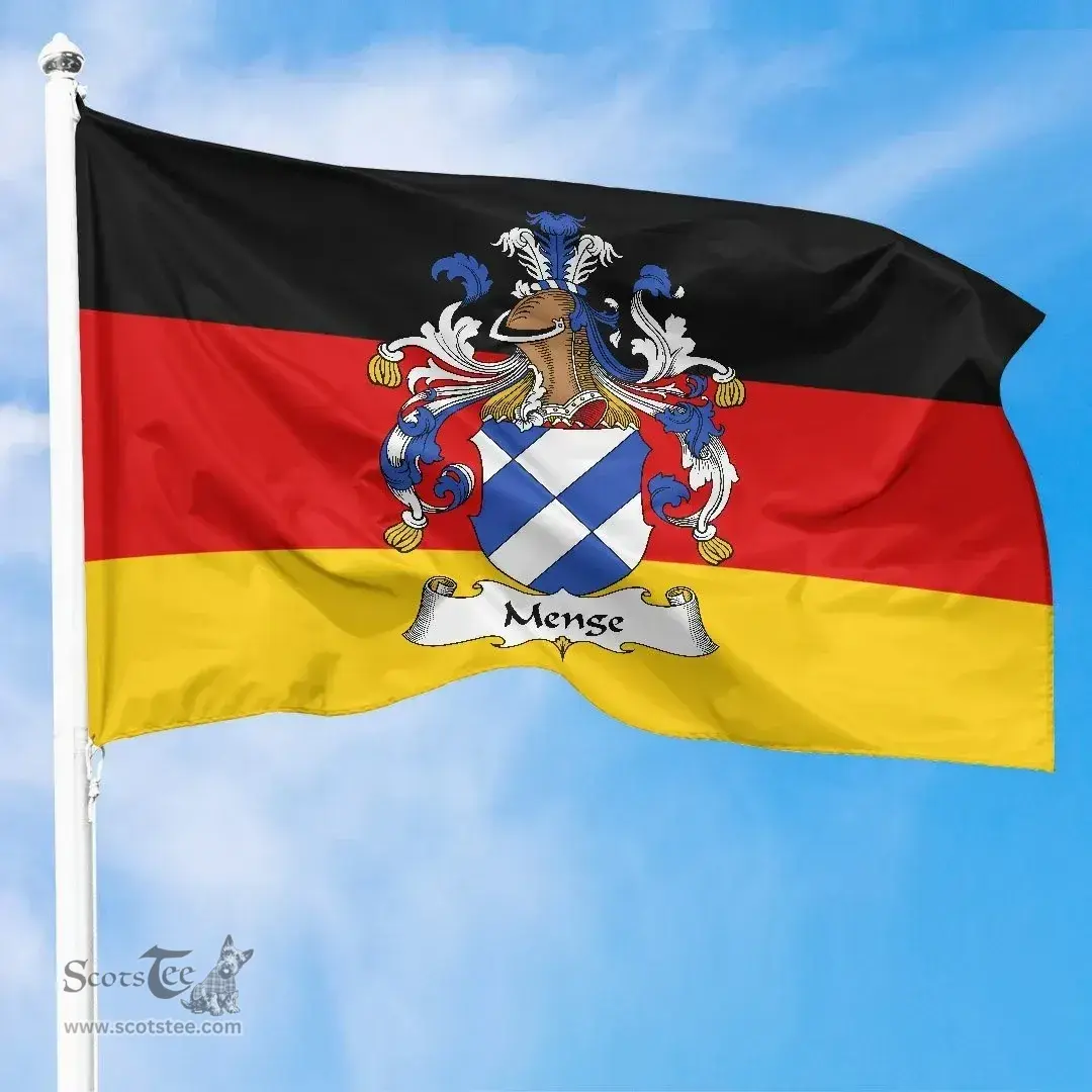 ScotsTee Shop Germans Menge Coat of Arms on Germany Flag