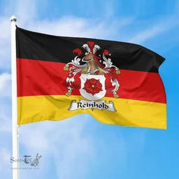 ScotsTee Shop Germans Reinhold Coat of Arms on Germany Flag