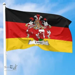 ScotsTee Shop Germans Lange Coat of Arms on Germany Flag