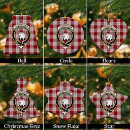 ScotsTee Shop Scottish Cunningham Dress Clan Crest Tartan Christmas Ornaments