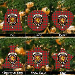 ScotsTee Shop Scottish Cumming Modern Clan Crest Tartan Christmas Ornaments