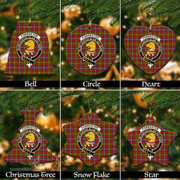 ScotsTee Shop Scottish Forrester Modern Clan Crest Tartan Christmas Ornaments