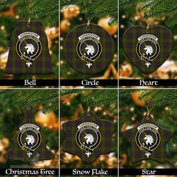 ScotsTee Shop Scottish Cunningham Hunting Modern Clan Crest Tartan Christmas Ornaments