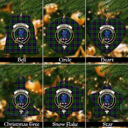 ScotsTee Shop Scottish Forsyth Modern Clan Crest Tartan Christmas Ornaments