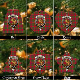 ScotsTee Shop Scottish MacKintosh Modern Clan Crest Tartan Christmas Ornaments