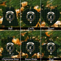 ScotsTee Shop Scottish Gunn Logan Clan Crest Tartan Christmas Ornaments
