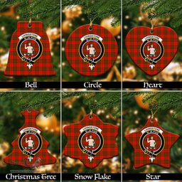 ScotsTee Shop Scottish Livingstone Modern Clan Crest Tartan Christmas Ornaments