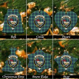ScotsTee Shop Scottish MacDonald of the Isles Hunting Ancient Clan Crest Tartan Christmas Ornaments