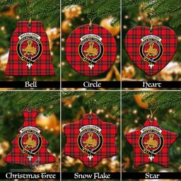 ScotsTee Shop Scottish MacGillivray Modern Clan Crest Tartan Christmas Ornaments