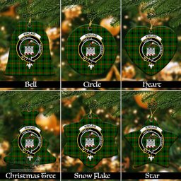 ScotsTee Shop Scottish Kincaid Modern Clan Crest Tartan Christmas Ornaments