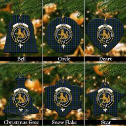 ScotsTee Shop Scottish Gow Hunting Clan Crest Tartan Christmas Ornaments