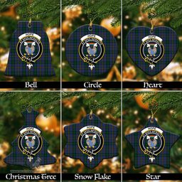 ScotsTee Shop Scottish Hope Clan Originaux Clan Crest Tartan Christmas Ornaments