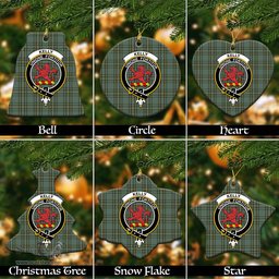ScotsTee Shop Scottish Kelly Dress Clan Crest Tartan Christmas Ornaments