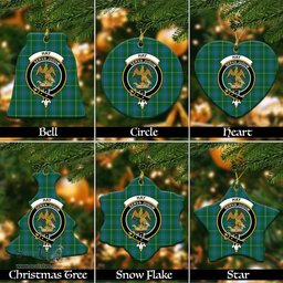 ScotsTee Shop Scottish Hay Hunting Clan Crest Tartan Christmas Ornaments