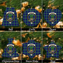 ScotsTee Shop Scottish Hamilton Hunting Modern Clan Crest Tartan Christmas Ornaments