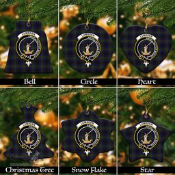 ScotsTee Shop Scottish Lumsden Hunting Clan Crest Tartan Christmas Ornaments