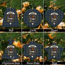 ScotsTee Shop Scottish Graham of Montrose Modern Clan Crest Tartan Christmas Ornaments