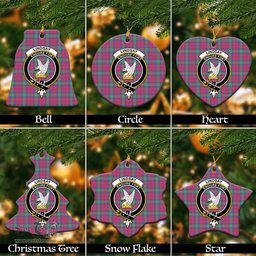ScotsTee Shop Scottish Lindsay Ancient Clan Crest Tartan Christmas Ornaments