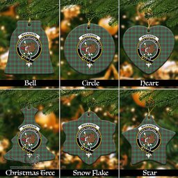 ScotsTee Shop Scottish MacKinnon Hunting Ancient Clan Crest Tartan Christmas Ornaments