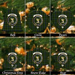 ScotsTee Shop Scottish Stewart Hunting Clan Crest Tartan Christmas Ornaments