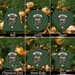 ScotsTee Shop Scottish Ralston USA Clan Crest Tartan Christmas Ornaments