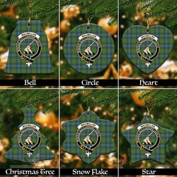 ScotsTee Shop Scottish MacMillan Hunting Ancient Clan Crest Tartan Christmas Ornaments