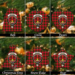 ScotsTee Shop Scottish Rattray Modern Clan Crest Tartan Christmas Ornaments