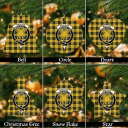ScotsTee Shop Scottish MacLeod of Lewis Ancient Clan Crest Tartan Christmas Ornaments