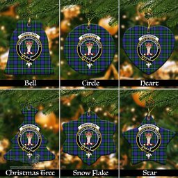 ScotsTee Shop Scottish Robertson Hunting Modern Clan Crest Tartan Christmas Ornaments