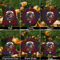 ScotsTee Shop Scottish Skene of Cromar Clan Crest Tartan Christmas Ornaments