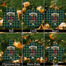 ScotsTee Shop Scottish Spottiswood Clan Crest Tartan Christmas Ornaments