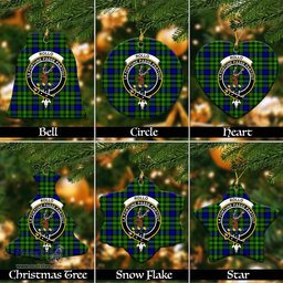 ScotsTee Shop Scottish Rollo Modern Clan Crest Tartan Christmas Ornaments